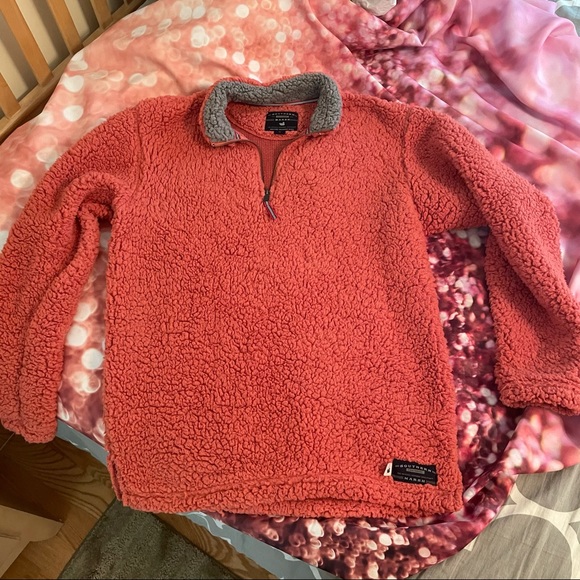 Southern Marsh Fuzzy Sherpa Quarter Zip Pullover - Picture 6 of 9